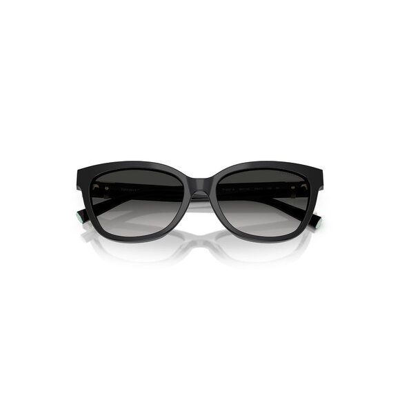 A3610Z New TIFFANY Black Cat Eye TF4237B 8001/3C Sunglasses Women - Picture 4 of 6